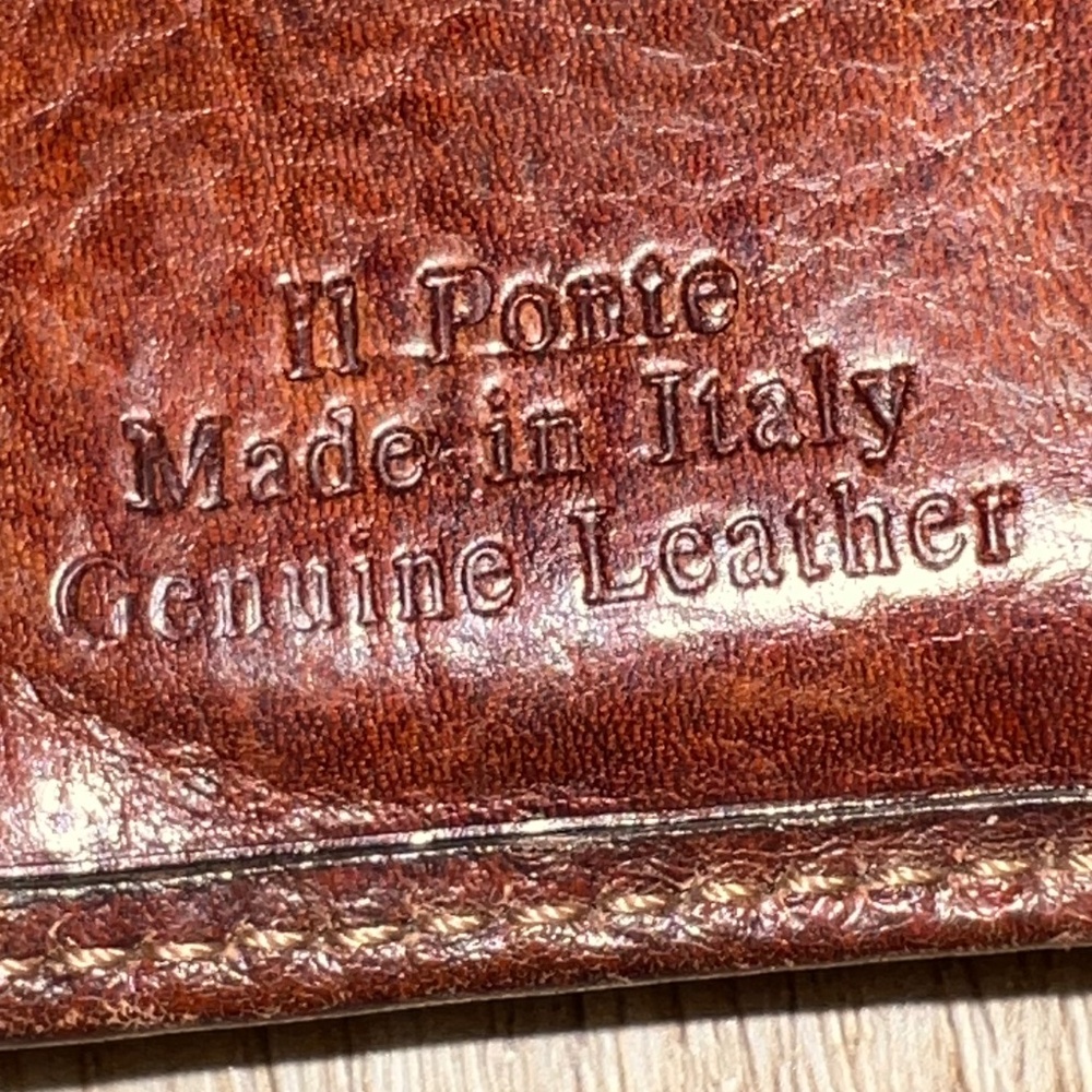 THE BRIDGE - Vintage Rich Brown Leather Wallet - Picture 8 of 10